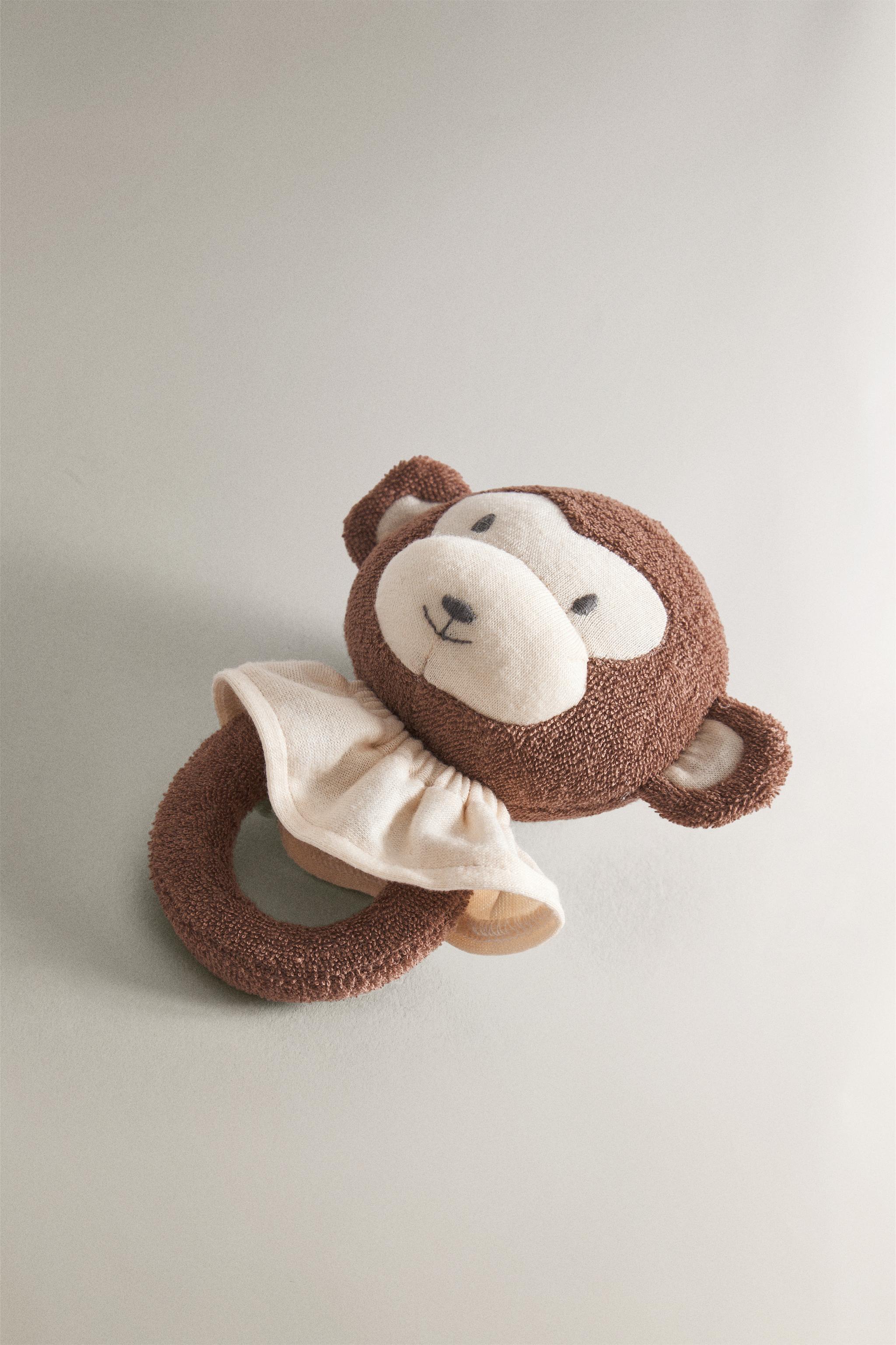 PELUCHE BÉBÉ HOCHET SINGE